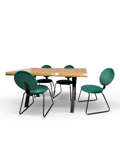 Efor Tavolinë buke + 4 Karrige Momo 15